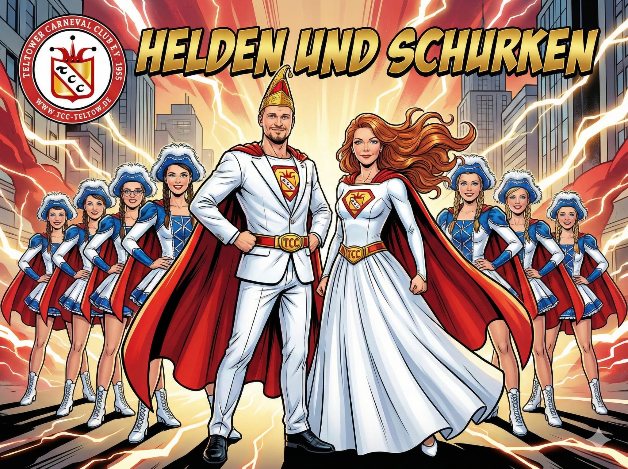 Prinzenpaar Steffi II. und Paul I. - Comic